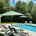 Au Calme A Litout, Piscine, Clim, 10 Personnes, Proche St Emilion 빌라 Minzac