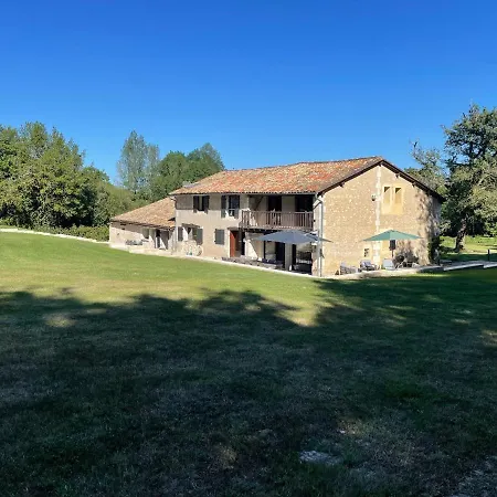Willa Au Calme A Litout, Piscine, Clim, 10 Personnes, Proche St Emilion *