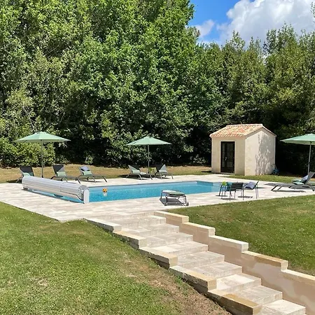 Au Calme A Litout, Piscine, Clim, 10 Personnes, Proche St Emilion Villa *