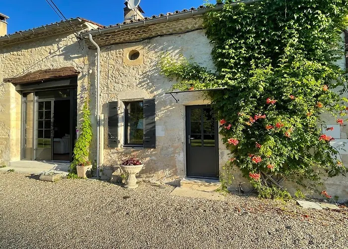 ヴィラ Au Calme A Litout, Piscine, Clim, 10 Personnes, Proche St Emilion Minzac